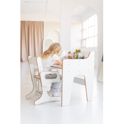 Chaise évolutive enfant Montessori en bois réglable — photo 7