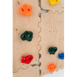 Mur d'escalade Montessori modulable en bois — photo 6