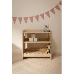 Étagère Montessori pour livres en bois BUBBLE MAXI — photo 3