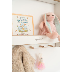 Étagère murale livres Montessori enfant en bois - Blanche et naturelle — photo 3
