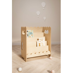Mini bibliothèque Montessori en bois BUBBLE — photo 2