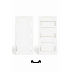 Glissière/Mur d'escalade en bois pour balançoire Montessori XXL