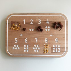 Simone, the wooden Montessori number tracing board - Photo 3
