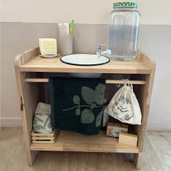 Gaspard Montessori-Handwaschbecken aus Holz - Foto 6