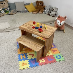Kindertisch aus Holz - Foto 7