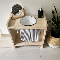 Montessori-Handwaschbecken aus Edouard-Holzplatten - Foto 3