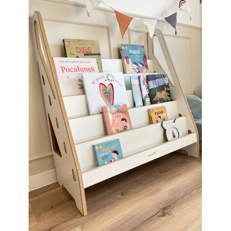 Bibliothèque en Bois pour Enfant - Montessori | Mobilier Éducatif et Durable
