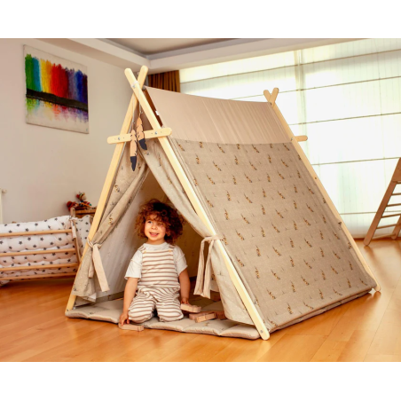 Tipi intérieur pour enfant - Fraise et Bois