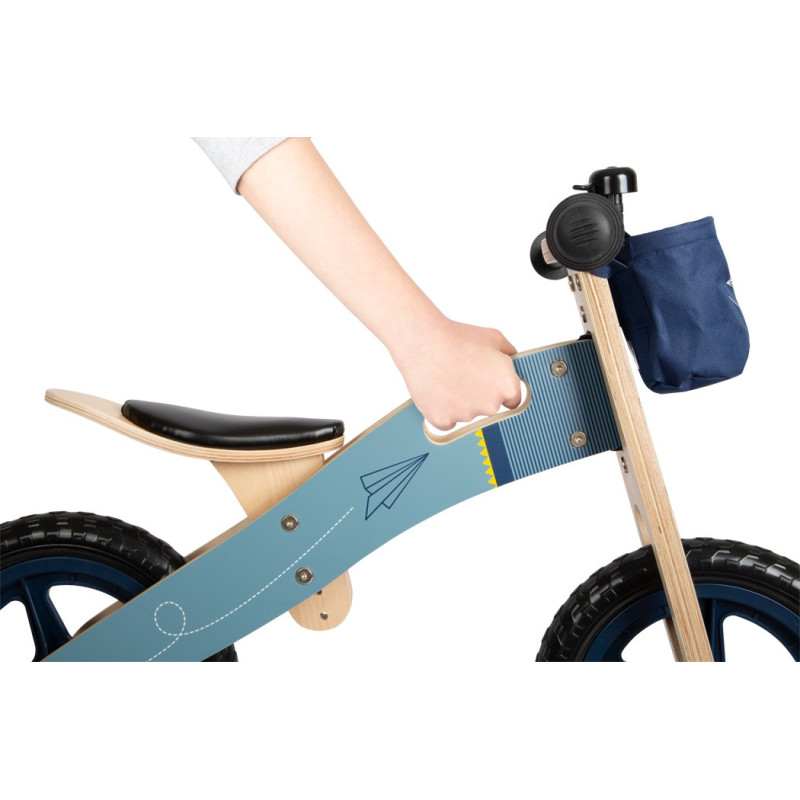 Draisienne Pinolino Lino En Bois De Bouleau – Transformable En Chopper, Pneus Pleins, Pour Enfants De 2 à 5 Ans