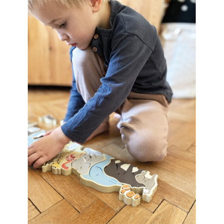 Puzzle Martin "Animaux en bois"