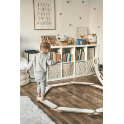 Poutre d'équilibre en bois – Motricité et jeu Montessori