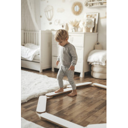 Poutre d'équilibre en bois – Motricité et jeu Montessori