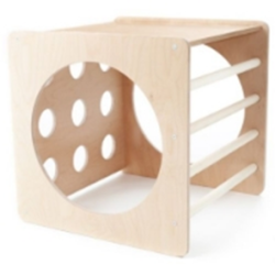 Tapis d'éveil Montessori enfant à volants en mousse - Beige