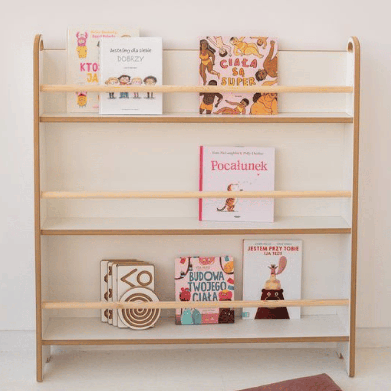 Madeleine, la Maxi bibliothèque Montessori en bois pour enfant