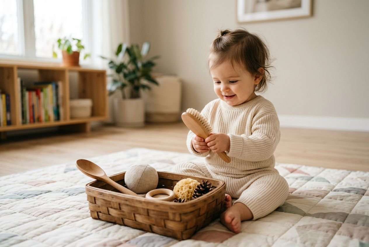 Jeux montessori 1 an à fabriquer soi-même : guide DIY