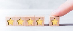 Customer reviews pictogram